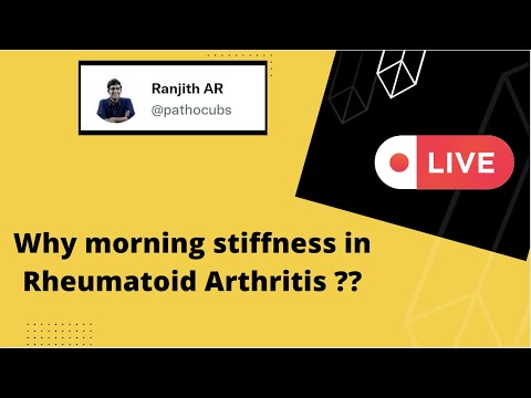 Why morning stiffness in Rheumatoid Arthritis ??