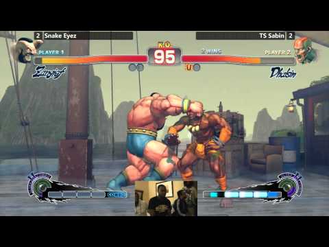 USF4 @ TFC Salty Suite - TS Sabin (Dhalsim) vs Snake Eyez (Zangief) 3X Sets