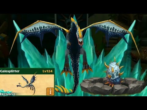 The New Berkian Bred Dragon "Galesplitter" max level 124 titan//Dragons rise of Berk