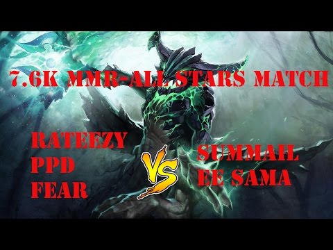 7.6k avg MMR | all stars match | RTZ PPD Fear vs Summail EE