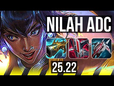 NILAH & Nami vs DRAVEN & Janna (ADC) | Penta, Godlike | EUW Master | 25.22