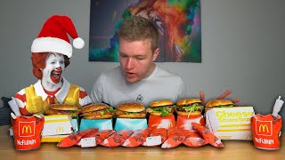 THE ENTIRE MCDONALD'S CHRISTMAS MENU CHALLENGE!