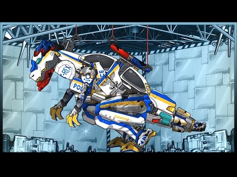 Repair Dino Robot T-REX Cops - Full Game Play - 1080 HD