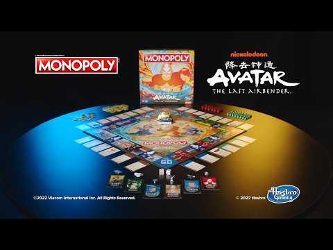 Monopoly: Avatar: Nickelodeon The Last Airbender Edition Board Game for Kids Ages 8 and Up thumbnail