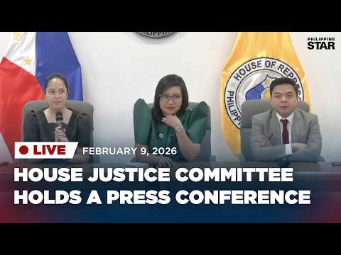 LIVESTREAM: House Justice Committee holds a press conference (February 9, 2026)