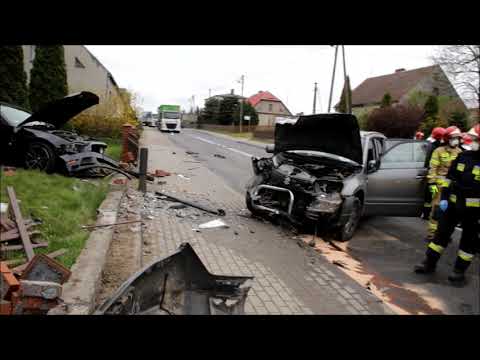 Wypadek w Sampławie  gm.Lubawa