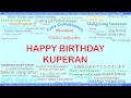 Kuperan Languages Idiomas Happy Birthday