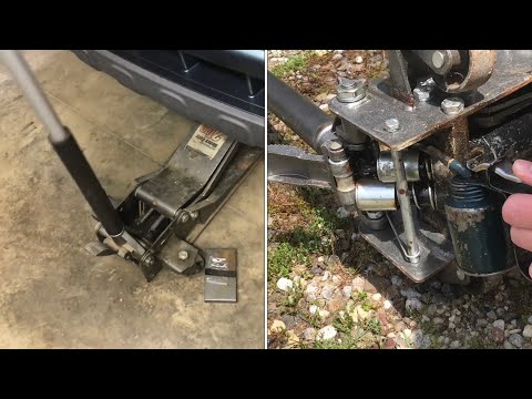 “easy fix” broken FLOOR JACK (seized pump lifter)common problem