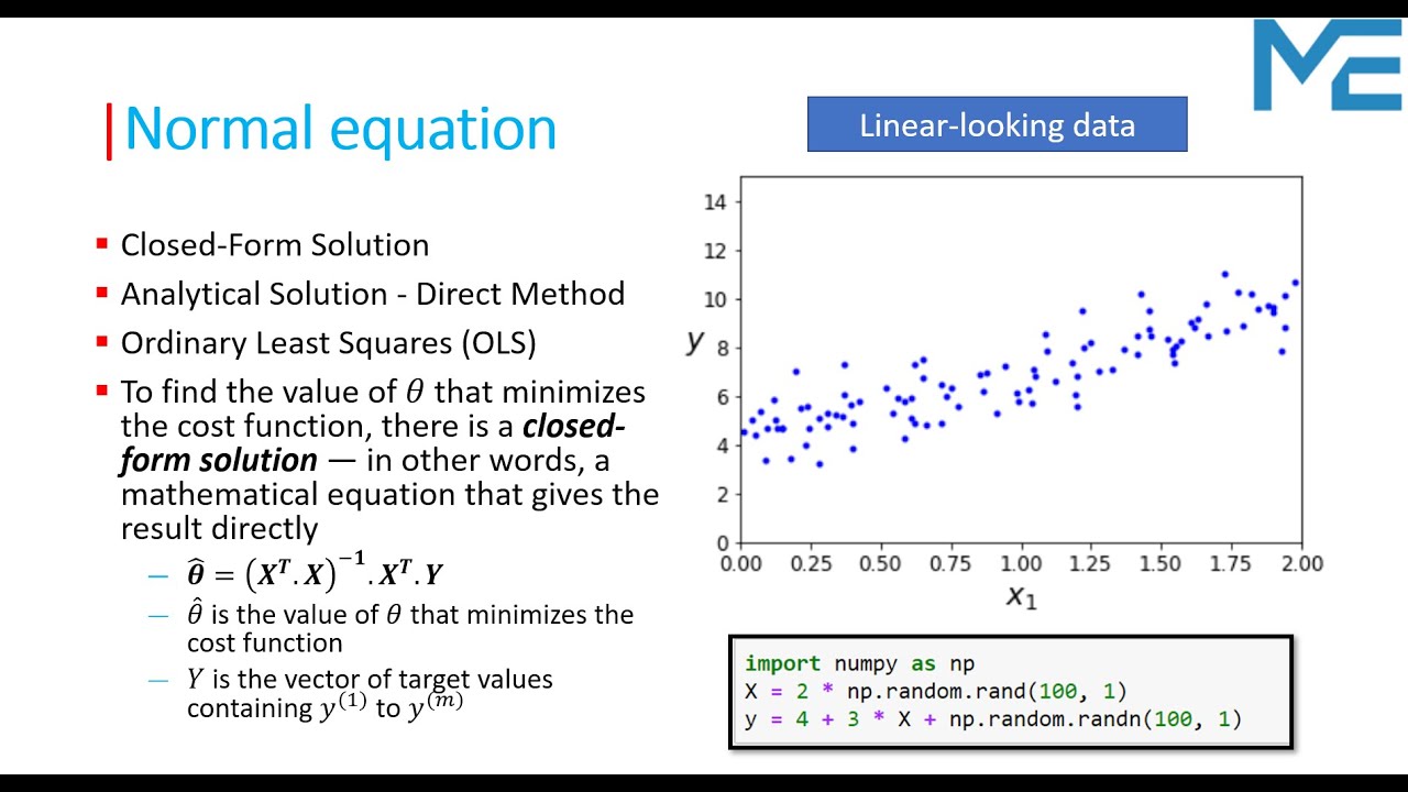 Lecture 46: Normal Equation | Linear Regression