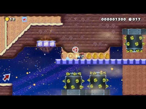 Super Mario Maker 2 Sandstorm Sprint (20s)