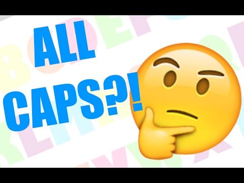 IELTSでオールキャップで書けますか？(...他の質問も!) (CAN YOU WRITE IN ALL CAPS ON THE IELTS?! (...and other questions!))