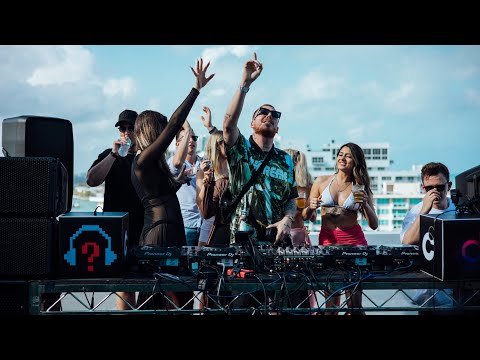 HUGEL - LIVE @ 1001Tracklists X DJ Lovers Club Miami Rooftop Sessions 2022 [Latin House DJ Set]