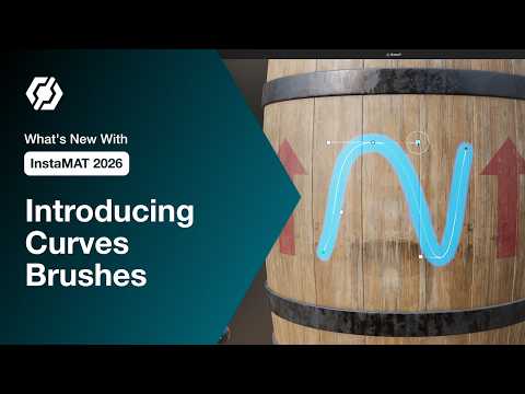 Introducing Curves Brushes in InstaMAT Studio 2026