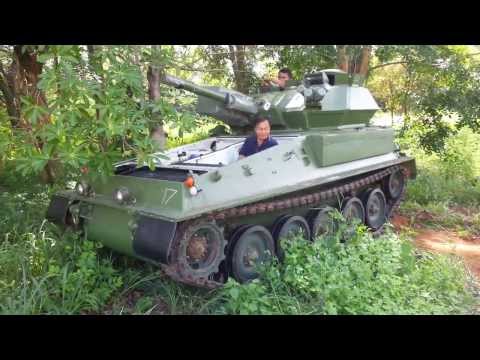 Scorpion Tank Repowered by Cummins Engine-Road Testing