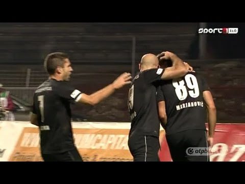 Lazar Marjanovics gólja a Diósgyőri VTK - Dunaújváros mérkőzésen