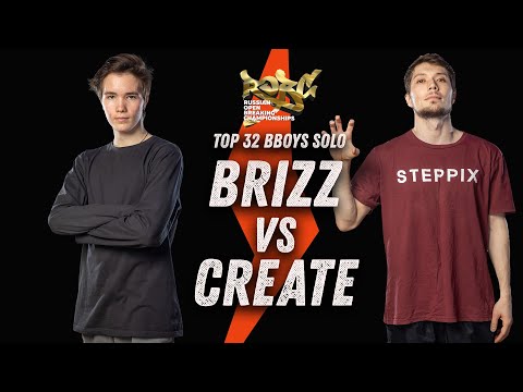 Brizz (Outstanding) vs Create ★ Top 32 BBoys Solo ★ 2021 ROBC x WDSF