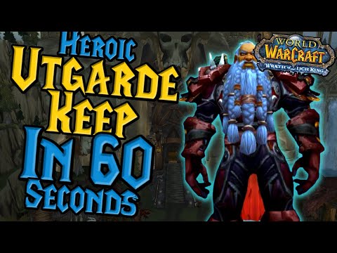 Heroic Utgarde Keep In 60 SECONDS - WOTLK Classic Guide