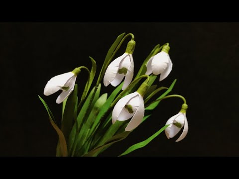 ABC TV | How To Make Snowdrop Paper Flower - Craft Tutorial