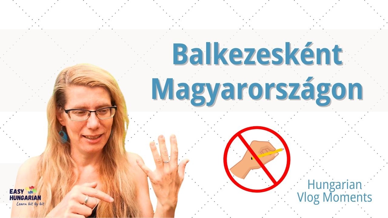 Balkezesként Magyarországon - #learnhungarian #hungarianpodcast #lifeinhungary - YouTube video featuring the word hog