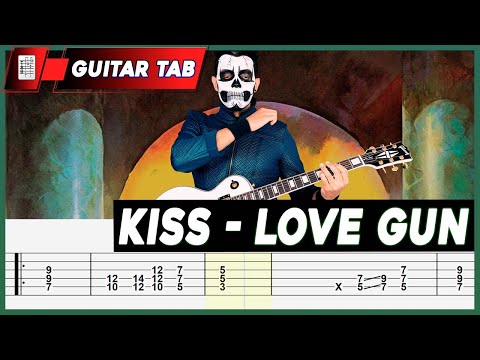 【KISS】[ Love Gun ] cover by Masuka | LESSON | GUITAR TAB