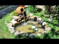 DIY Small Garden Pond With Waterfall Rock Garden