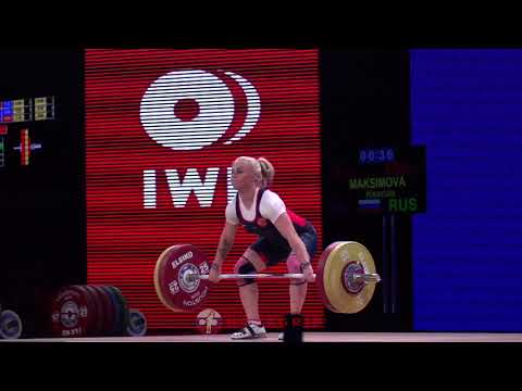 Kseniia Maksimova (63) - 105kg Snatch @ 2015 Senior World Championships