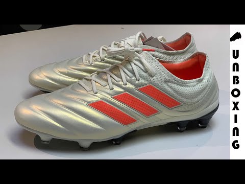 adidas Copa 19.1 FG/AG Initiator - Off White/Solar Red