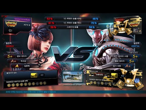 fran (anna) VS eyemusician (yoshimitsu) - Tekken 7 5.10
