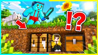 小人になればバレない！？小さな体で逃げ切るチート逃走中マインクラフト【まいくら / マインクラフト】