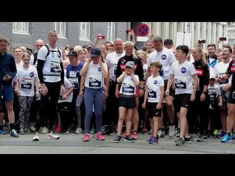 Royal Run 2019: Prinsesse Isabella og Josephine dansede før start