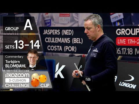 3-Cushion Kozoom Challenge Cup - Group A - Sets 13&14