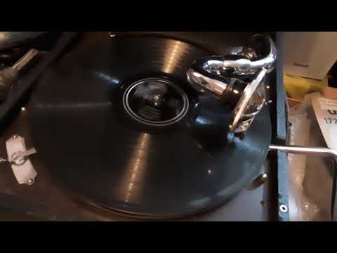 Woody Guthrie Lazarus 78rpm Hmv 102 gramophone