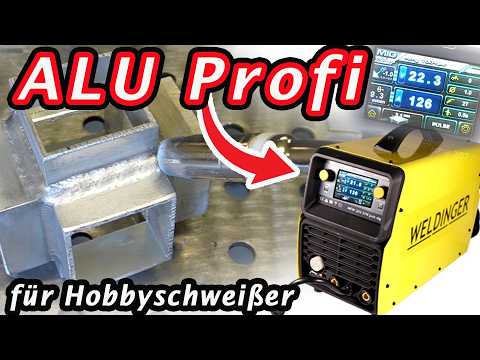 Damit wird ALU Schweißen zum Kinderspiel ! MEW 202 ALU Anleitung