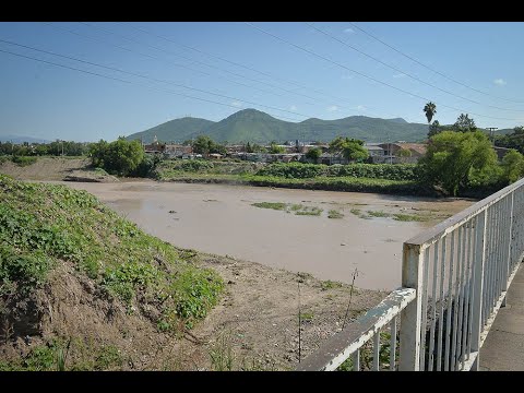 Finalizó la limpieza y encauzamiento del río Arenales