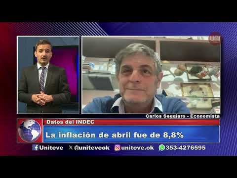 La inflación de abril fue de 8,8%