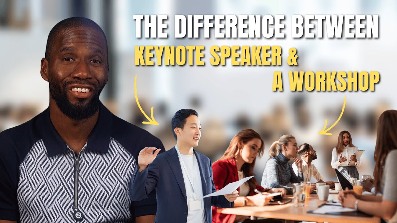 Keynote vs Workshop: What’s the Difference (And Which One Pays More?) | Dr Byron Cole