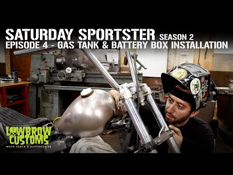 Saturday Sportster - Season 2 - Episode 4 - Gas Tank And Battery Box Installation