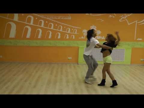 Zouk Class 01.08.13 at Brazuka Dance School - Wakko, Lena