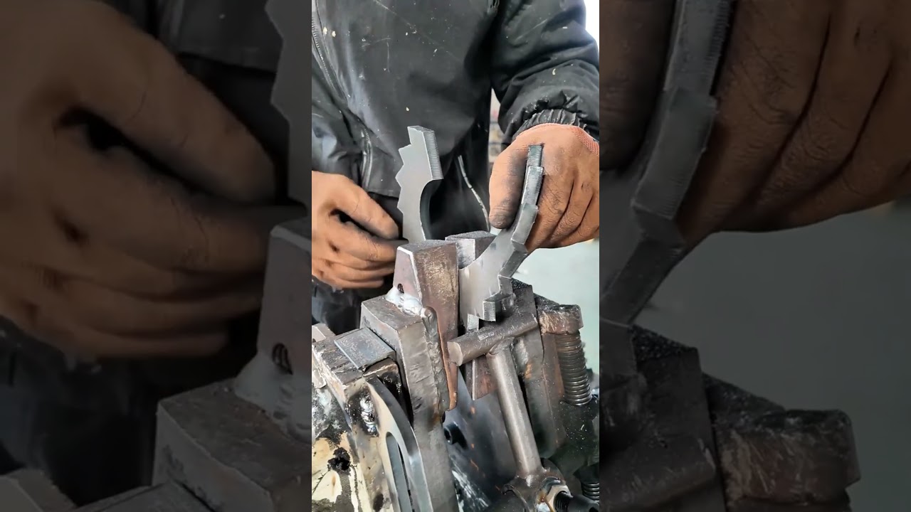 鋸歯状スクリュー羽根の冷間曲げ加工と組立て実演