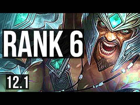 TRYNDAMERE vs PANTHEON (TOP) | Rank 1 Trynda, Rank 6, 8/0/0, 6 solo kills | EUW Grandmaster | 12.1