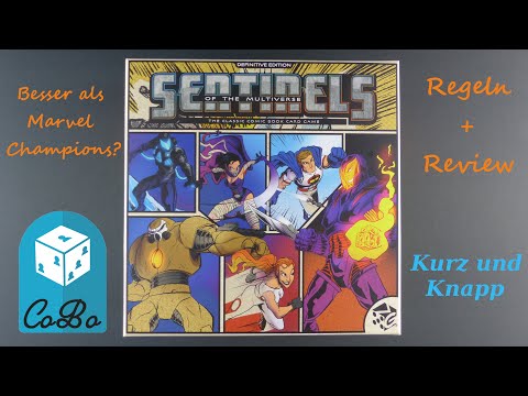 Sentinels of the Multiverse - besser als Marvel Champions? - Regeln und Review - Deutsch - kompakt