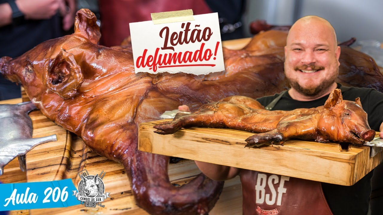 Leitão Assado para o Natal - Como defumar um porco inteiro / Cansei de Ser Chef - Aula 206