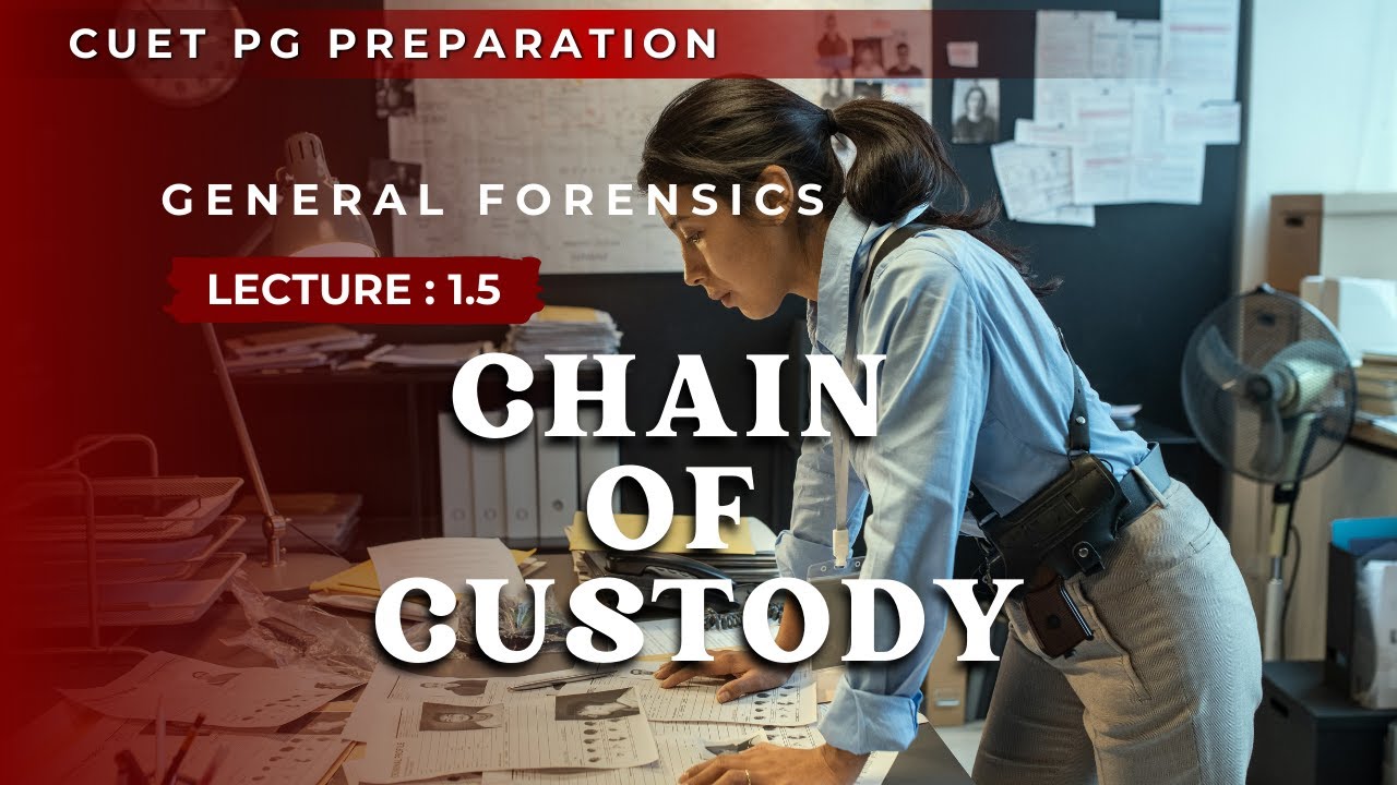 1.5 Chain of custody