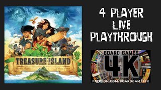 Treasure Island Board Game - 4 Player Live Playthrough