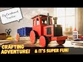 AMAZING Cardboard Tractor Make Your Own FUN DIY Craft DIY Cardboard Tractor Easy Craft