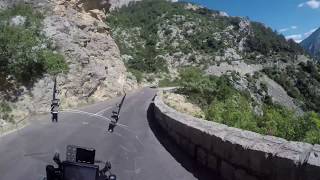 Kanion Verdon na motocyklu