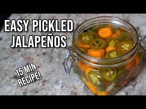 Never Buying These In A Store Again - Pickled Jalapeños