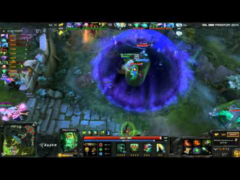 ESL 1 LAN Na'Vi vs EG Game 1 Na'Vi Lose Bottom Raxx