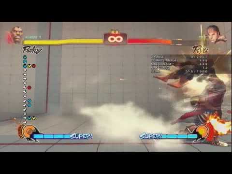 Street Fighter IV Balrog Basic Combos