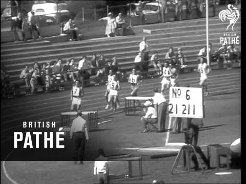 Herb Elliott Wins Another 4 Minute Mile (1960)